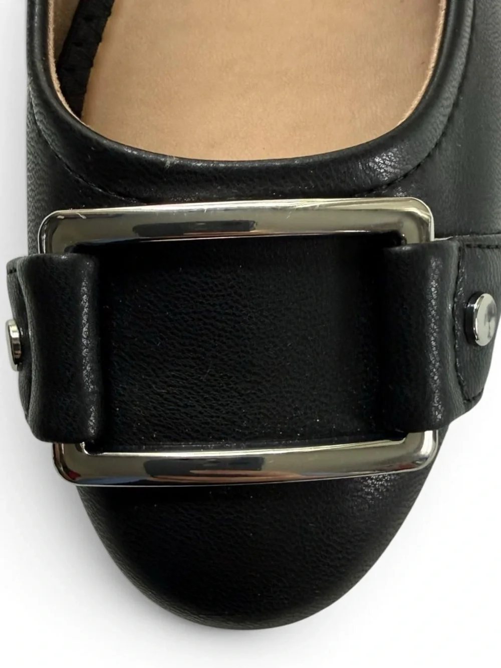 Kelly & Katie Presley Women's Black Ballet Flats Buckle Size 10M NWT